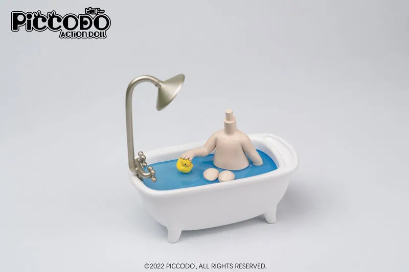 PICCODO ACTION DOLL Diorama Head Stand Bathtub Doll Whiteㅤ – Genesis – ActionFigureBrasil