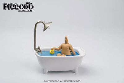 PICCODO ACTION DOLL Diorama Head Stand Bathtub Suntannedㅤ – Genesis – ActionFigureBrasil
