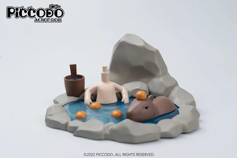 PICCODO ACTION DOLL Diorama Head Stand Onsen Doll Whiteㅤ – Genesis – ActionFigureBrasil
