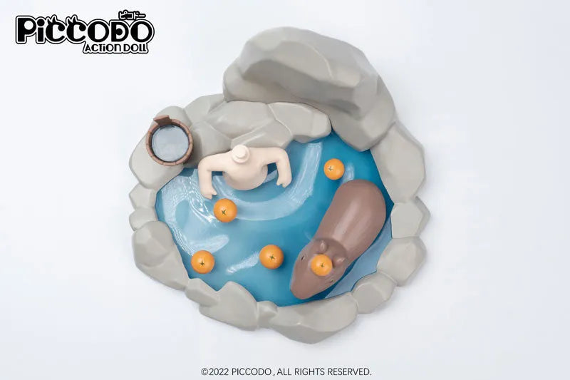 PICCODO ACTION DOLL Diorama Head Stand Onsen Doll Whiteㅤ – Genesis – ActionFigureBrasil