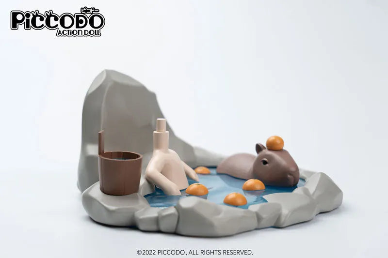 PICCODO ACTION DOLL Diorama Head Stand Onsen Doll Whiteㅤ – Genesis – ActionFigureBrasil