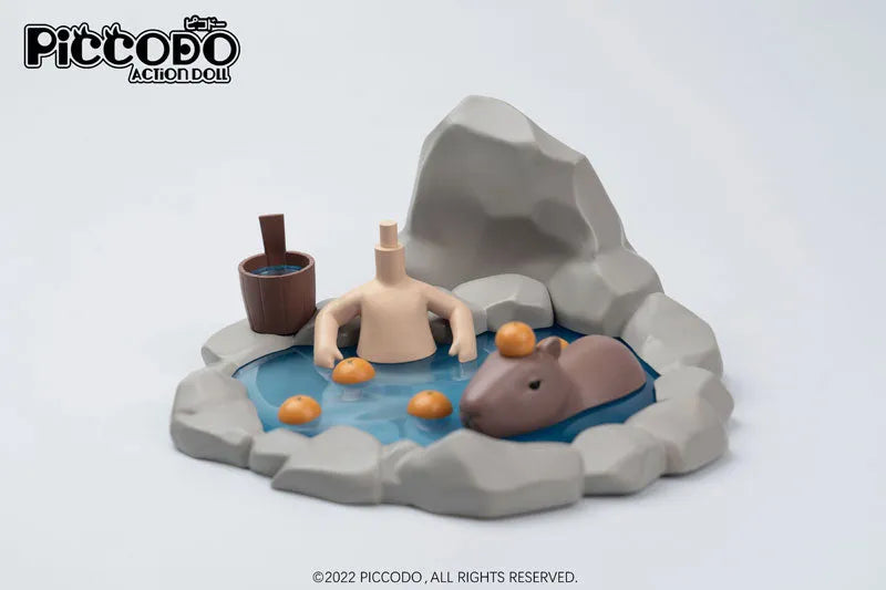 PICCODO ACTION DOLL Diorama Head Stand Onsen Naturalㅤ – Genesis – ActionFigureBrasil