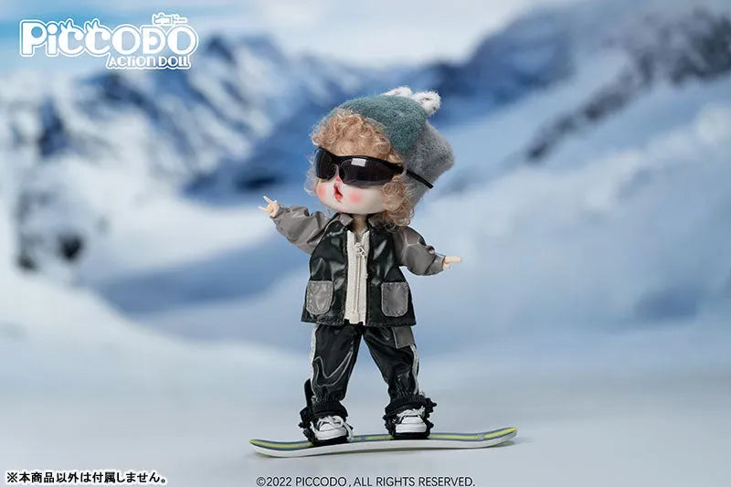 PICCODO ACTION DOLL Ski Suit Black (DOLL ACCESSORY)ㅤ – Genesis – ActionFigureBrasil