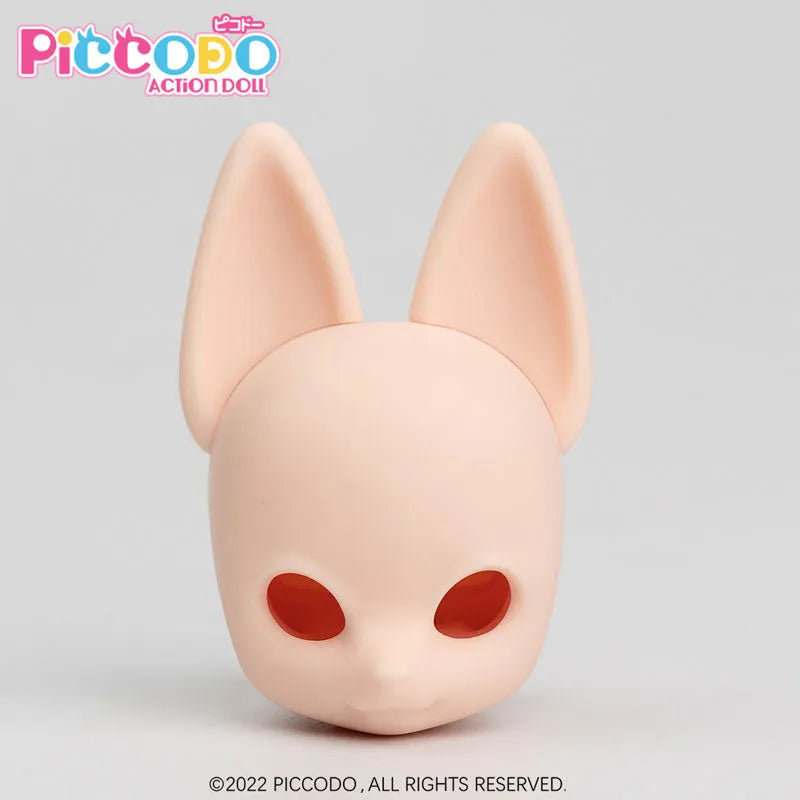 PICCODO Series Deformed Style Doll's Resin Head FURRY FOX Doll Whiteㅤ – Genesis – ActionFigureBrasil