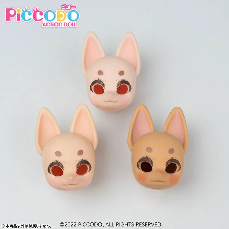 PICCODO Series Deformed Style Doll's Resin Head FURRY FOX (w/Makeup Ver.) Doll Whiteㅤ – Genesis – ActionFigureBrasil
