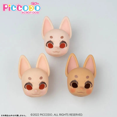 PICCODO Series Deformed Style Doll's Resin Head FURRY FOX (w/Makeup Ver.) Naturalㅤ – Genesis – ActionFigureBrasil — detalhe do produto