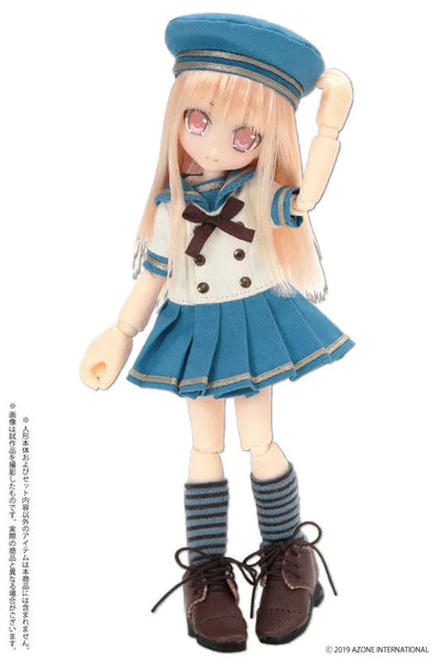 Picconeemo Costume - Doll Clothes - Gymnasium Sailor One-piece Set - 1/12 - Light Blue (Azone)ㅤ – Azone International – ActionFigureBrasil