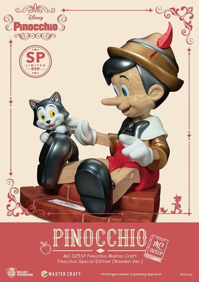 Pinocchio Special Edition (Wooden Version) - LIMITED EDITION: 999 – Beast Kingdom – ActionFigure Brasil — acessórios