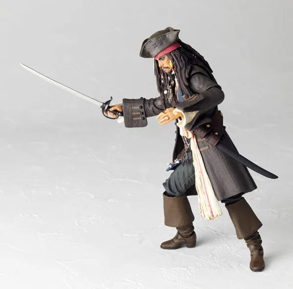 Pirates of the Caribbean - Jack Sparrow - Revoltech - Revoltech SFX No.025 (Kaiyodo)ㅤ – Kaiyodo – ActionFigureBrasil