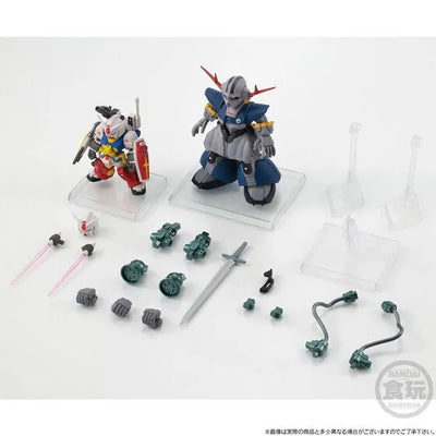 Plamo-Kyoshiro - MSN-02 Perfect Zeong - PF-78-1 Perfect Gundam - Bandai Shokugan - Candy Toy - FW Gundam Converge - FW Gundam Converge:Core (Bandai) [Shop Exclusive]ㅤ – Bandai Spirits – ActionFigureBrasil — acessórios