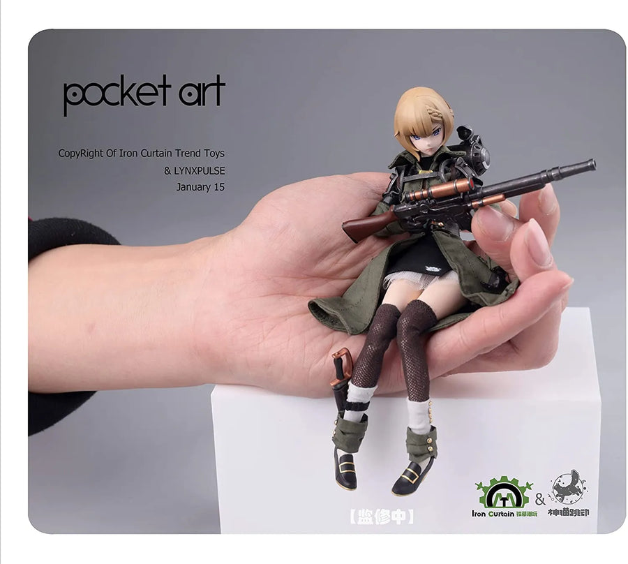 Pocket Art Series - PA001 - Emilia - 1/12 (LYNXPULSE)ㅤ – LYNXPULSE – ActionFigureBrasil