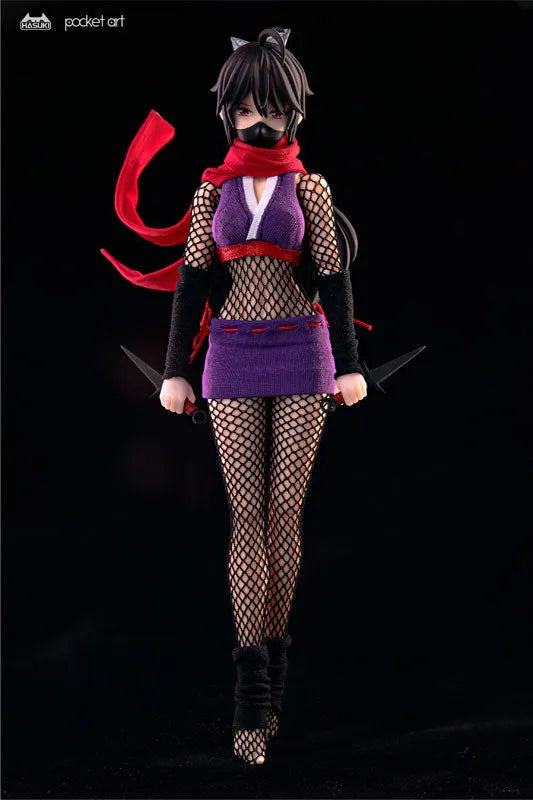 Pocket Art Series - PA002 - Female Ninja - Hagi - 1/12 (Hasuki)ㅤ – HASUKI – ActionFigureBrasil