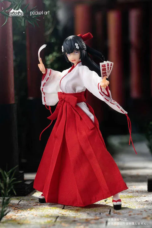 Pocket Art Series PA005 - Exorcism Shrine Maiden - Tsubaki - 1/12 (HASUKI)ㅤ – HASUKI – ActionFigureBrasil