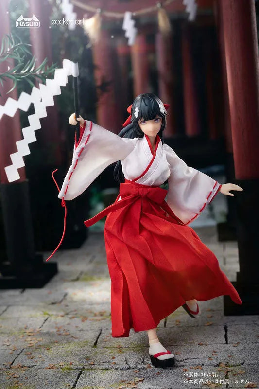 Pocket Art Series PA005 - Exorcism Shrine Maiden - Tsubaki - 1/12 (HASUKI)ㅤ – HASUKI – ActionFigureBrasil
