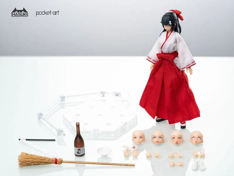 Pocket Art Series PA005 - Exorcism Shrine Maiden - Tsubaki - 1/12 (HASUKI)ㅤ – HASUKI – ActionFigureBrasil