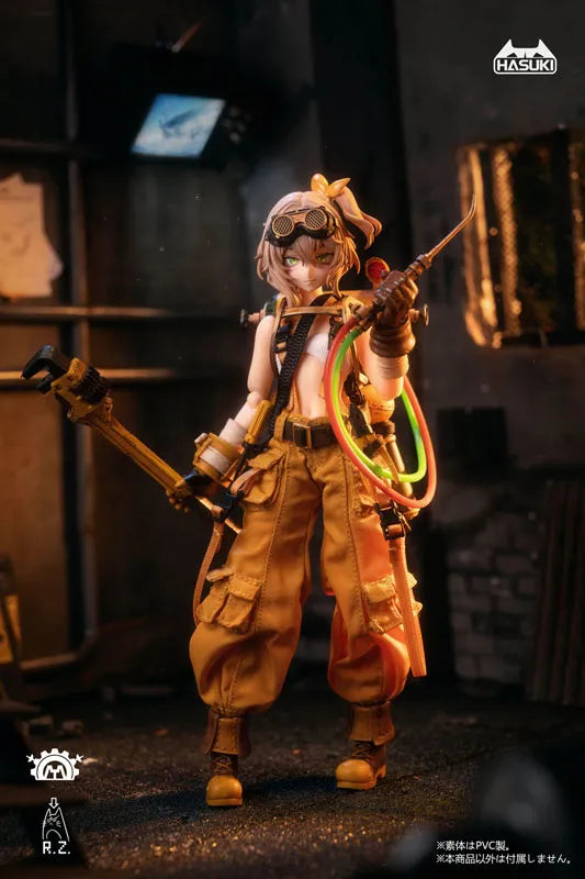 Pocket Art Series - PA007 - Mechanic Fiona - 1/12 (HASUKI)ㅤ – HASUKI – ActionFigureBrasil