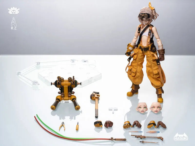 Pocket Art Series - PA007 - Mechanic Fiona - 1/12 (HASUKI)ㅤ – HASUKI – ActionFigureBrasil