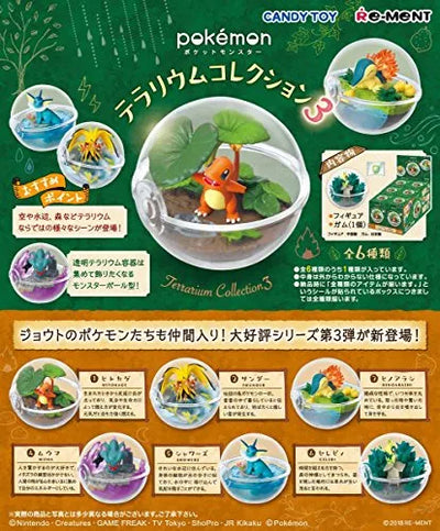 Pocket Monsters - Candy Toy - Pocket Monsters Terrarium Collection 3 - 1 (Re-Ment) - Set of 6ㅤ – Re-Ment – ActionFigureBrasil