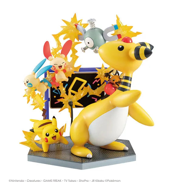 Pocket Monsters - Coil - Dedenne - Denryuu - Minun - Pikachu - Plusle - G.E.M. EX - Electric Power! (MegaHouse)ㅤ – MegaHouse – ActionFigureBrasil