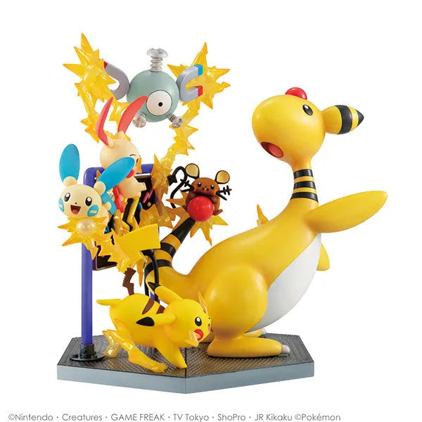Pocket Monsters - Coil - Dedenne - Denryuu - Minun - Pikachu - Plusle - G.E.M. EX - Electric Power! (MegaHouse)ㅤ – MegaHouse – ActionFigureBrasil