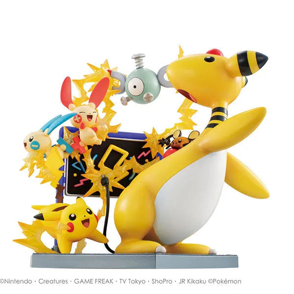 Pocket Monsters - Coil - Dedenne - Denryuu - Minun - Pikachu - Plusle - G.E.M. EX - Electric Power! (MegaHouse)ㅤ – MegaHouse – ActionFigureBrasil
