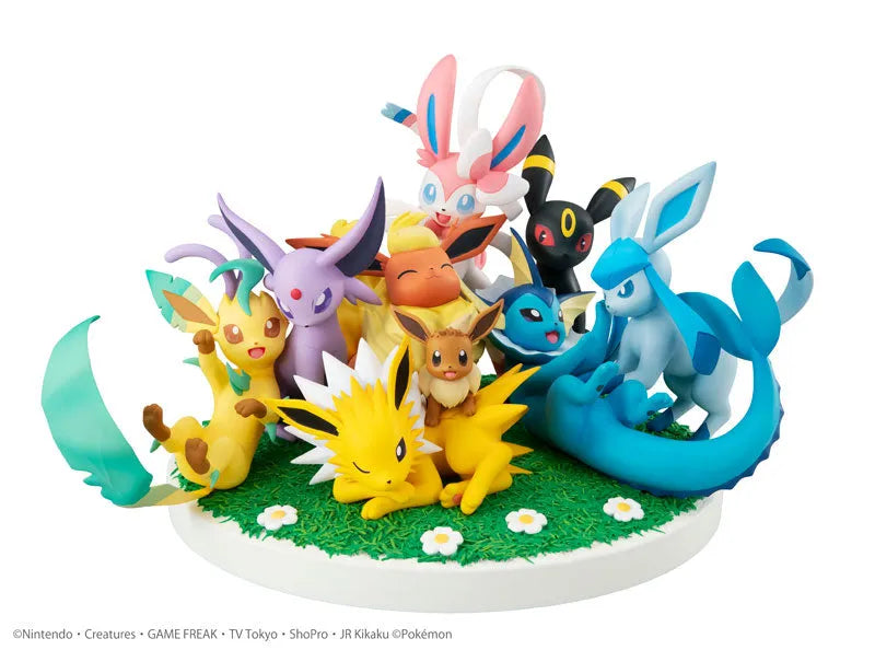 Pocket Monsters - Eevee - Flareon - Umbreon - Vaporeon - Jolteon - Espeon - Glaceon - Leafeon - Sylveon - G.E.M. EX (MegaHouse)ㅤ – MegaHouse – ActionFigureBrasil