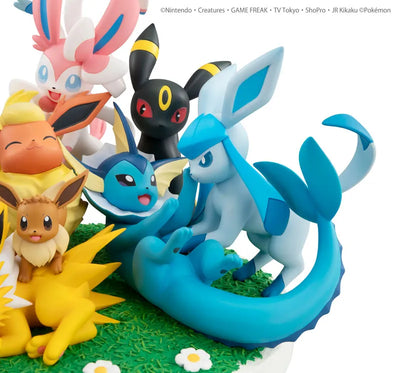 Pocket Monsters - Eevee - Flareon - Umbreon - Vaporeon - Jolteon - Espeon - Glaceon - Leafeon - Sylveon - G.E.M. EX (MegaHouse)ㅤ – MegaHouse – ActionFigureBrasil — ambientada
