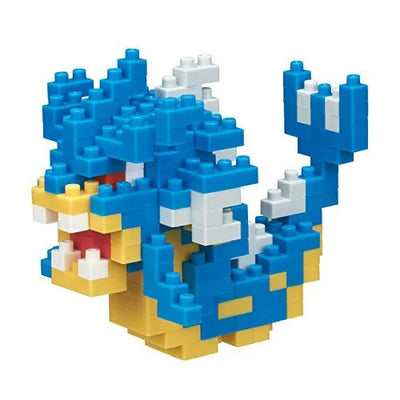 Pocket Monsters - Gyarados - Mini Collection Series - Nanoblock NBPM_023 - Pokémon x Nanoblocㅤ – Kawada – ActionFigureBrasil