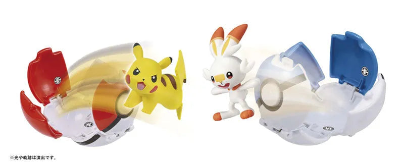 Pocket Monsters - Hibanny - Monster Collection - Poké Del-Z - Satoshi VS Go - Super Ball (Takara Tomy)ㅤ – Takara Tomy – ActionFigureBrasil