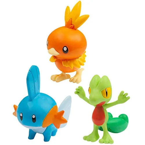 Pocket Monsters - Kimori - 3 Starter Pokémon Vol. 3 - Moncolle 20th Anniversary - Moncolle Ex - Monster Collection - Hoenn Region (Takara Tomy)ㅤ – Takara Tomy – ActionFigureBrasil