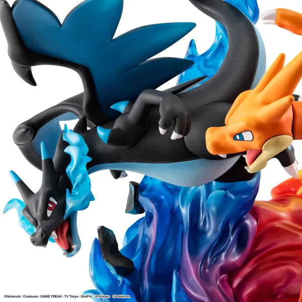Pocket Monsters - Lizardon - G.E.M. - G.E.M. EX - Mega Lizardon X & Mega Lizardon Y (MegaHouse)ㅤ – MegaHouse – ActionFigureBrasil