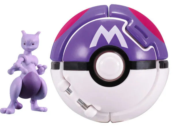 Pocket Monsters - Mewtwo - Monster Collection - Poké Del-Z - Master Ball (Takara Tomy)ㅤ – Takara Tomy – ActionFigureBrasil