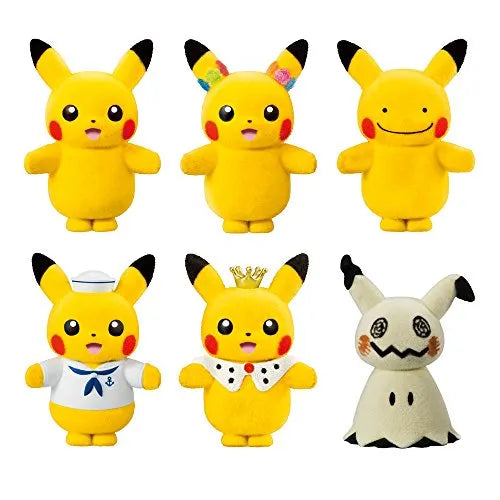 Pocket Monsters - Pikachu - Candy Toy - Bandai Shokugan - Pokemofu Doll - ♂ (Bandai)ㅤ – Bandai – ActionFigureBrasil