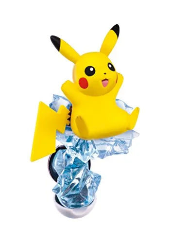 Pocket Monsters - Pikachu - Candy Toy - Fly Out! Pikachu Magnet - Magnet - 1 - Go! Pikachu (Re-Ment)ㅤ – Re-Ment – ActionFigureBrasil — ambientada