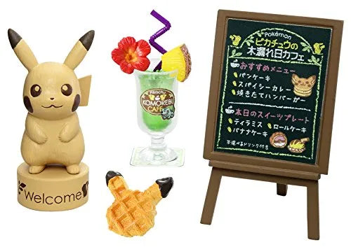 Pocket Monsters - Pikachu - Candy Toy - Pikachu Komorebi Café - 1 - Welcome! (Re-Ment)ㅤ – Re-Ment – ActionFigureBrasil