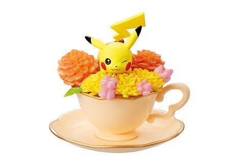 Pocket Monsters - Pikachu - Candy Toy - Pokémon Floral Cup Collection - 1 (Re-Ment)ㅤ – Re-Ment – ActionFigureBrasil