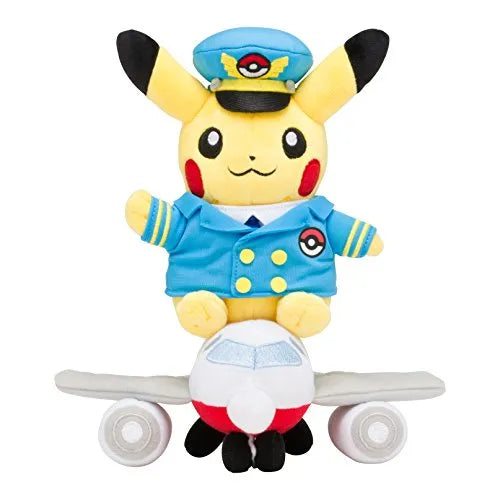 Pocket Monsters - Pikachu - Pokécen Plush - Plane ver.ㅤ – Pokémon Center – ActionFigureBrasil