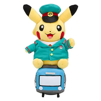 Pocket Monsters - Pikachu - Pokécen Plush - Train ver.ㅤ – Pokémon Center – ActionFigureBrasil