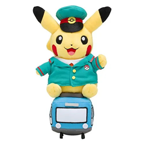 Pocket Monsters - Pikachu - Pokécen Plush - Train ver.ㅤ – Pokémon Center – ActionFigureBrasil