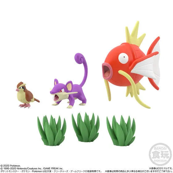 Pocket Monsters - Poppo - Bandai Shokugan - Candy Toy - Pokémon Scale World - Pokémon Scale World Kanto Chihou 2 - 1/20 (Bandai)ㅤ – Bandai – ActionFigureBrasil