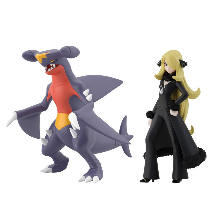 Pocket Monsters - Shirona & Gaburias - Bandai Shokugan - Candy Toy - Pokémon Scale World - 1/20 (Bandai) [Shop Exclusive]ㅤ – Bandai Spirits – ActionFigureBrasil