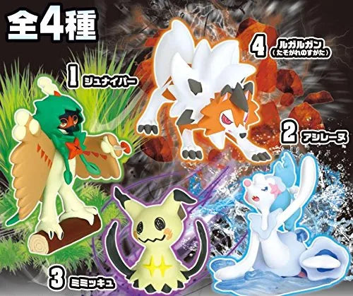 Pocket Monsters Sun & Moon - Junaiper - Candy Toy - Pokémon Style Figure - Pokémon Style Figure Sun & Moon 2 (Takara Tomy A.R.T.S)ㅤ – Takara Tomy Arts – ActionFigureBrasil