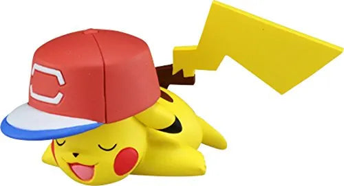 Pocket Monsters Sun & Moon - Pikachu - Moncolle Ex S - Monster Collection - EMC_25 - Satoshi's Pikachu (Alola Cap) (Takara Tomy)ㅤ – Takara Tomy – ActionFigureBrasil