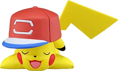 Pocket Monsters Sun & Moon - Pikachu - Moncolle Ex S - Monster Collection - EMC_25 - Satoshi's Pikachu (Alola Cap) (Takara Tomy)ㅤ – Takara Tomy – ActionFigureBrasil — close