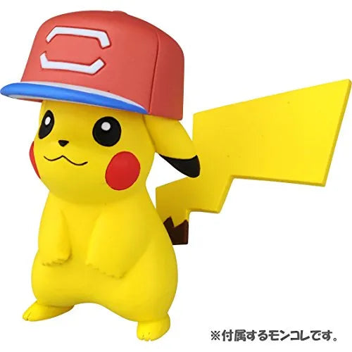 Pocket Monsters Sun & Moon - Pikachu - Moncolle Ex S - Monster Collection - Satoshi's Pikachu (Alola Cap) (Takara Tomy)ㅤ – Takara Tomy – ActionFigureBrasil