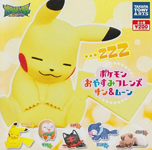 Pocket Monsters Sun & Moon - Pikachu - Pokémon Oyasumi Friends Sun & Moon (Takara Tomy A.R.T.S)ㅤ – Takara Tomy Arts – ActionFigureBrasil