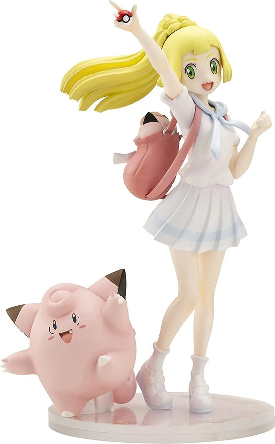 Pocket Monsters Ultra Moon - Pocket Monsters Ultra Sun - Lillie - Pippi - Pokémon Center Original Figure - 1/8 - Ganba ver. -2023 Re-release (Kotobukiya)ㅤ – Kotobukiya – ActionFigureBrasil