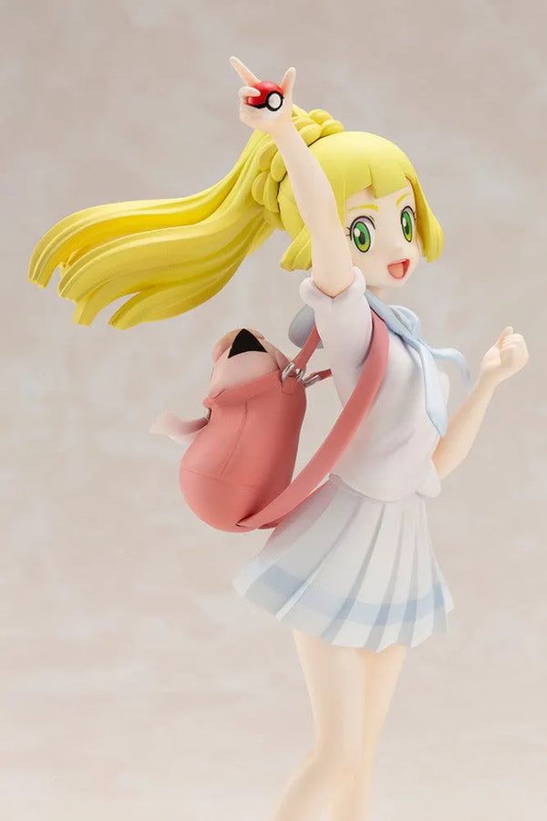Pocket Monsters Ultra Moon - Pocket Monsters Ultra Sun - Lillie - Pippi - Pokémon Center Original Figure - 1/8 - Ganba ver. -2023 Re-release (Kotobukiya)ㅤ – Kotobukiya – ActionFigureBrasil