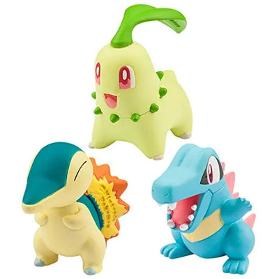 Pocket Monsters - Waninoko - 3 Starter Pokémon Vol. 2 - Moncolle 20th Anniversary - Moncolle Ex - Monster Collection - Johto Region (Takara Tomy)ㅤ – Takara Tomy – ActionFigureBrasil