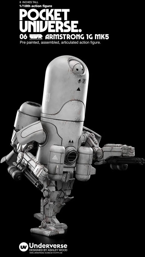 POCKET UNIVERSE - WWR - 1/18 - ARMSRTONG 1G MK5 - FROST GUARD (Underverse)ㅤ – Underverse – ActionFigureBrasil